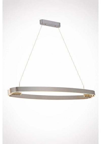 Modern Premium 180 Cm 3 Renkli Ledli Sarkıt Avizesi Platin Salon Mutfak Oturma Odası Modelleri 180w Beyaz