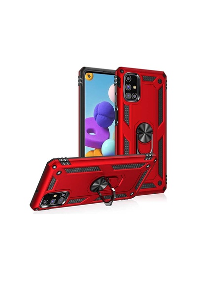 Samsung Galaxy Uyumlu M31S Kilif Zirhli Standli Miknatisli Tank Kapak 463776643