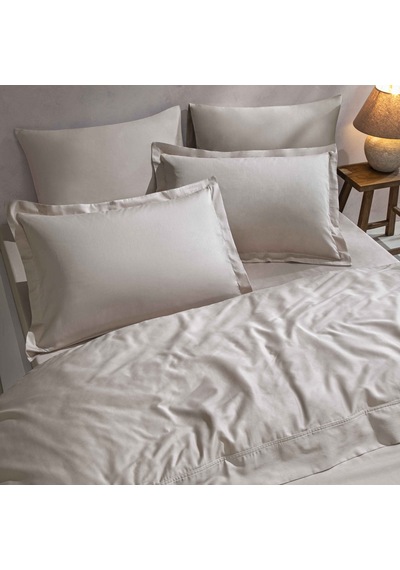 Linens Mix&match Pamuk Saten Süperking Size Lastikli Çarşaf Taş