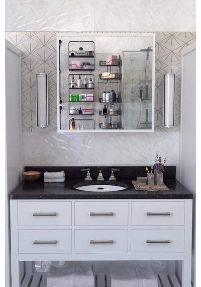 Balneo Çok Amaçlı Aynalı Banyo Dolabı - Beyaz