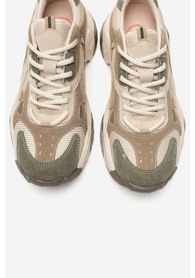 Lecce Yeşil Vizon Süet Multi Kadın Spor Sneakers