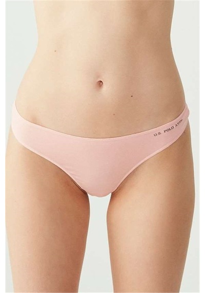 U.S. Polo Assn. U.s Polo Assn. 67005 Kadın 5 Li Kıl Lastiklı Strıng-siyah&ten&beyaz&somon&kırmızı mix color