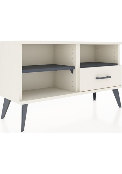 Arges Şifonyer 2 Raflı Tek Çekmeceli 88x30x48 Aytaşı-antrasit/aytaşı Antrasit/aytaşı Arges Şifonyer 2 Raflı Tek Çekmeceli 88x30x48 Aytaşı-antrasit/aytaşı Antrasit/aytaşı