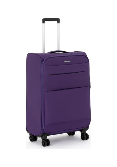 Pierre Cardin Ultra Light Hafif Lüx Kumaş Orta Ve Kabin 2'li Valiz Seti Ultra Light Hafif Kumaş Valiz Mor Pc4200 Mor