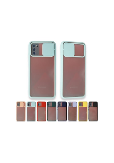 Samsung Uyumlu Galaxy A02S Kilif Palm Kamera Koruma Kapakli Silikon 488498309