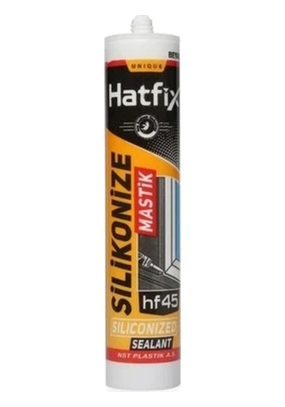 Hatfix Silikonize Mastik Beyaz 10 Adet Beyaz