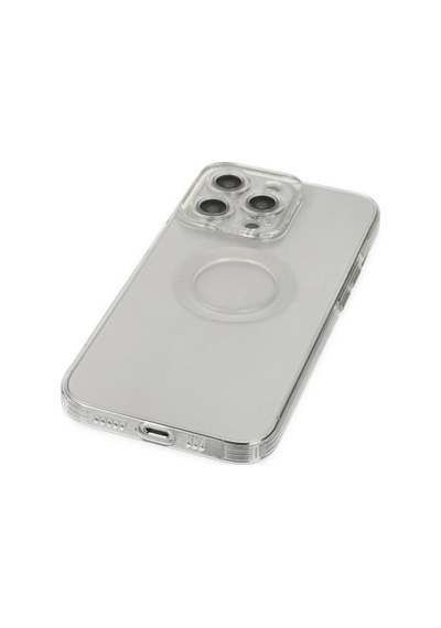 Apple İphone Uyumlu 14 Pro Kılıf Santa Lens Silikon - Şeffaf Çok Renkli
