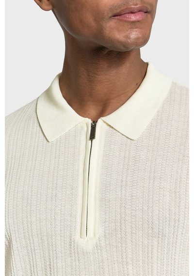 Emporio Armani Erkek Polo Yaka Kazak Em004305 Af23761 U1107 Ekru