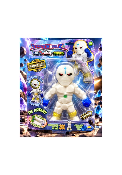 Stretchapalz The Mutants Series Syreno Süper Esnek Beyaz Robot Mutant Canavar Figür
