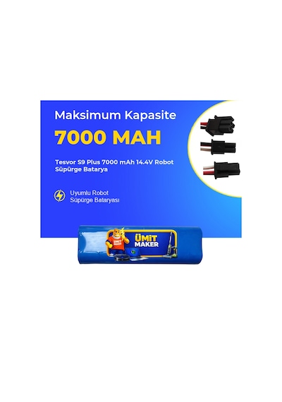 Tesvor S9 Plus 7000 Mah 14.4v Robot Süpürge Batarya
