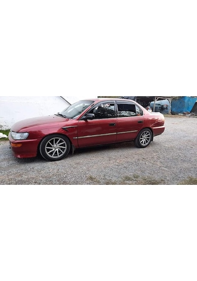 Toyota Corolla Uyumlu 1992-1998 Krom Yan Kapı Çıtası Pas.çelik 6 Parça
