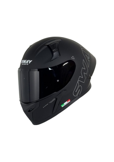 F357 Kask Mat Siyah Siyah