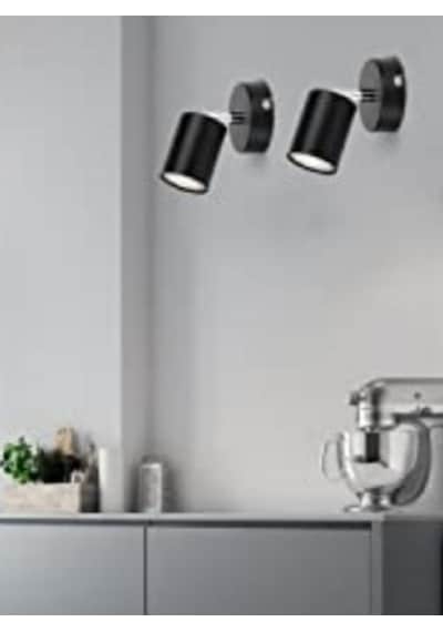 MYLİGHTS LED APLİK LED SPOT METAL SİYAH HARELETLİ DUVAR APLİK GÜN Siyah