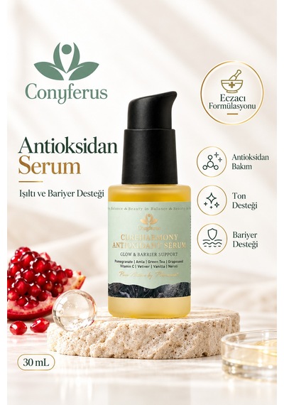 Cureharmony Aydınlatıcı C Vitaminli Yüz Serumu-cilt Tonu Eşitleyici, Bariyer Güçlendirici 30 Ml