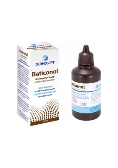 Baticon-Batikon-Baticonol Antiseptic Çözelti100Ml 10 Adet
