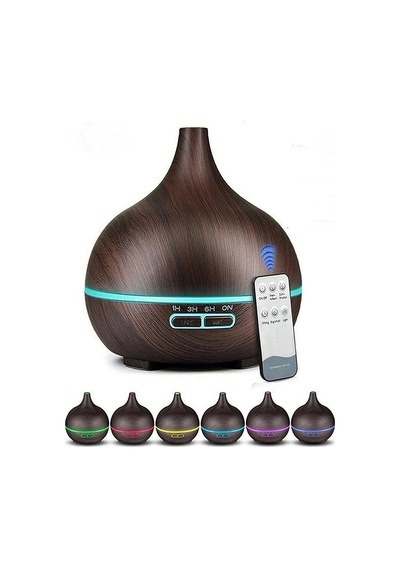 Tcx Hava Nemlendirici 7 Led Işıklı Aromatik Oda Kokusu 550 Ml Kahve Aroma Difüzörü Buhar Makinası - 86
