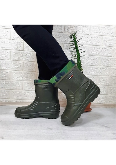 Akınalbella Akinalbella 026 Eva Kısa 23cm Hafif Çoraplı Avcı Balıkçı Günlük Çizme