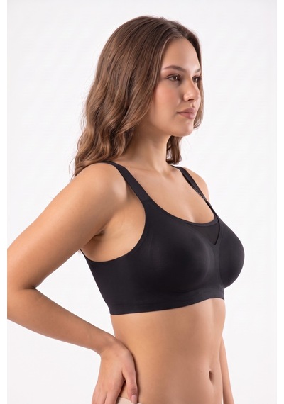 Missvera Kadın Lazer Kesim Pedli Sütyen Bgl-st05635 siyah