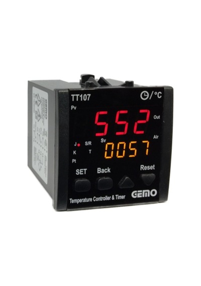 Gemo Tt107-230Vac Dahili Zaman Röleli Pıd Sıcaklık Kontrol