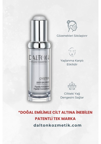 Karma Ve Olgun Cilt Için Gözenek Sıkılaştırıcı Ve Yağ Dengeleyici Oyster Konsantre Pipet - 56970247