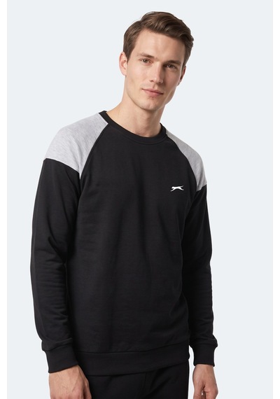 Slazenger Made Siyah Erkek Sweatshirt