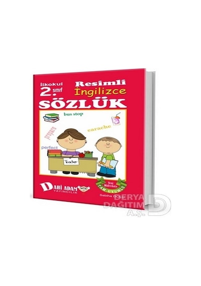 Dahi Adam 2. Sınıf Resimli İngilizce Sözlük - Sabiha Dolu - Dahi Adam Yayıncılık