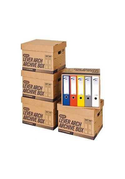 Mas 8200 Arşiv Kutusu 10'lu Kapaklı 31 Cm x 34 Cm x 41