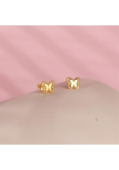 Goldkupe 14 Ayar Altın Kelebek Küpe 1,24 Gr-2186