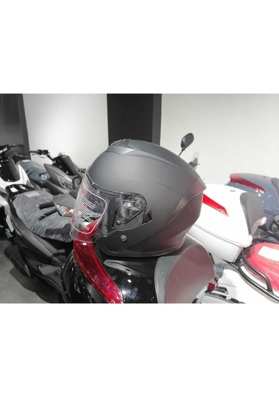 526 Güneş Vizörlü Mat Siyah Açık Kask Siyah