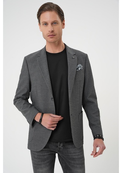 Efor C 695 Slim Fit Antrasit Spor Ceket Antrasit
