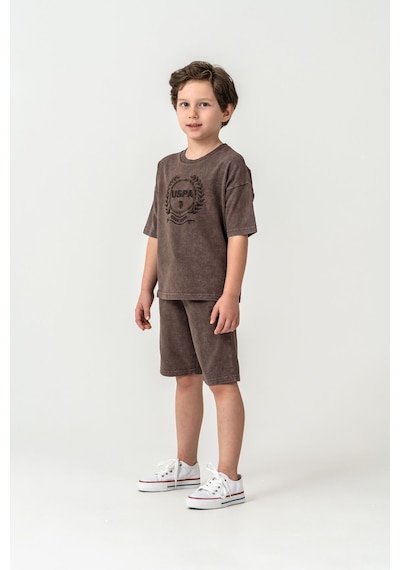 U.s. Polo Assn. Erkek Çocuk Kahverengi Bermuda Takım Us2436-c-v2 Kahverengi U.s. Polo Assn. Erkek Çocuk Kahverengi Bermuda Takım Us2436-c-v2 Kahverengi