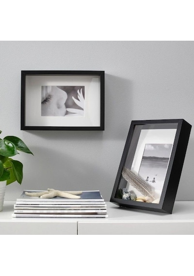 Ikea Sannahed Derin Fotoğraf Çerçevesi 21 X 30 Cm Siyah