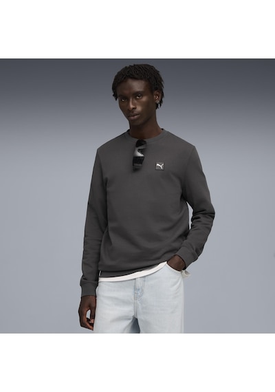Puma 68472744 Ess Elevated Crew Erkek Sweatshirt renkli