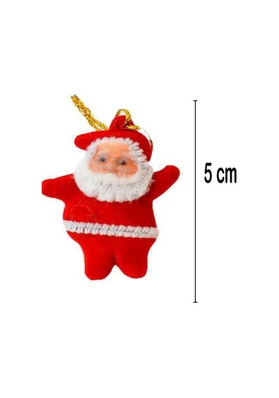 Çuhalı Yılbaşı Çam Ağacı 60 Cm 56 Dal +5 Metre Peri Led + 17 Parça Süslü Çam Ağacı - Yılbaşı Ağacı