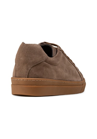 Deery Erkek Hakiki Süet Vizon Renk Sneaker - 02018mvznc01 Vizon