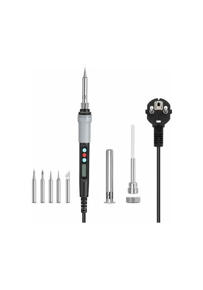 Hubrendy Sh Powermaster Pm-37867 90w Dijital Ayarlanabilir Isılı Lehim Makinesi Kalem Havya