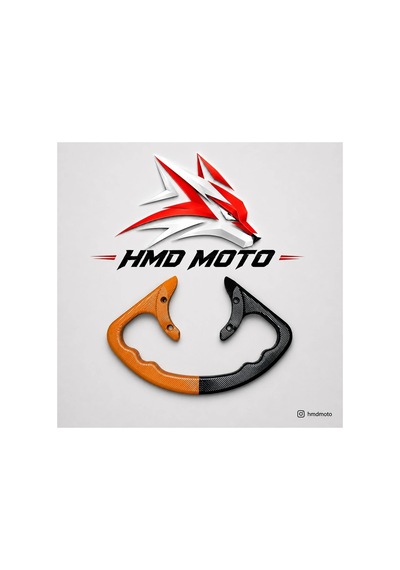 Hmdmoto Ktm Grubu Depo Üstü Artçı Tutamağı Turuncu - Siyah