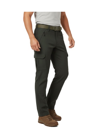 Erkek Kışlık Soft Jel Taktik İçi Polar Pantolon Regular Bgl-st04974 Haki