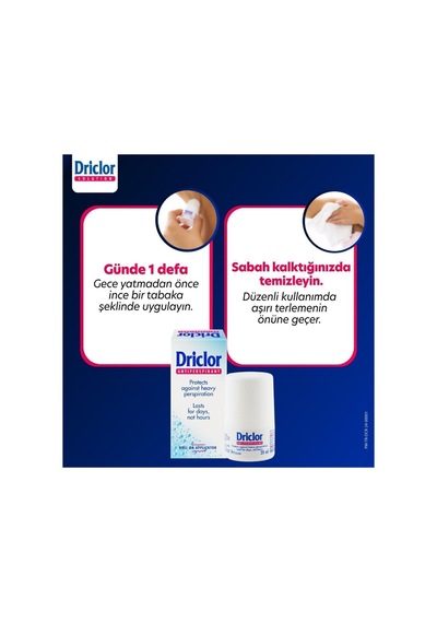 Driclor Antiperspirant Roll-on 20 Ml 3 Adet