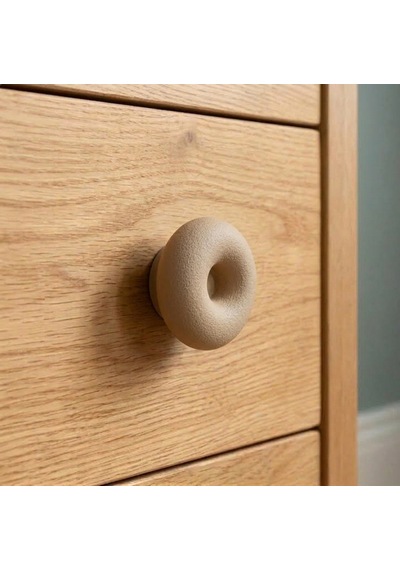 Buton Kulp Donat Bej