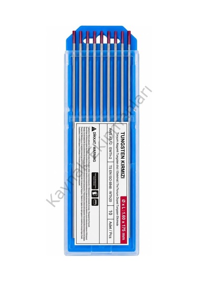 Kırmızı Tungsten Elektrod Argon İğnesi 1.6x175 Mm - 1 Adet