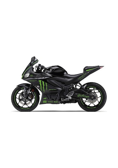 2019-2020 Yamaha Yzf R25 Yeşil Monster Sticker Etiket Full Takı