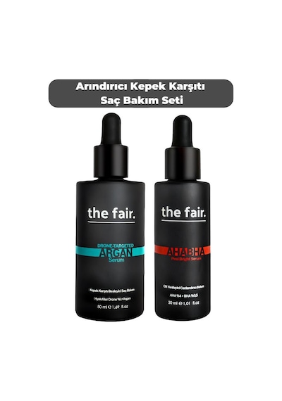 The Fair Drone-Targeted Hair Argan Serum 50 ML + Ahabha Yenileyici ve Canlandırıcı Serum 30 ML