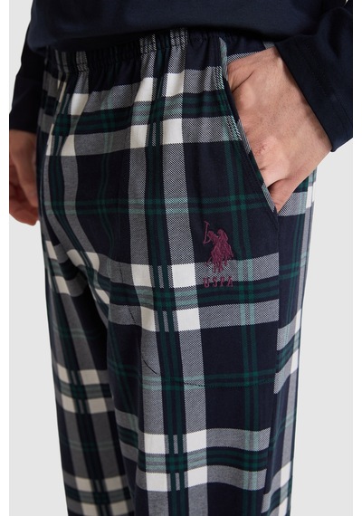 U.S. Polo Assn. Erkek Lacivert Pijama Takımı 50333267-vr033
