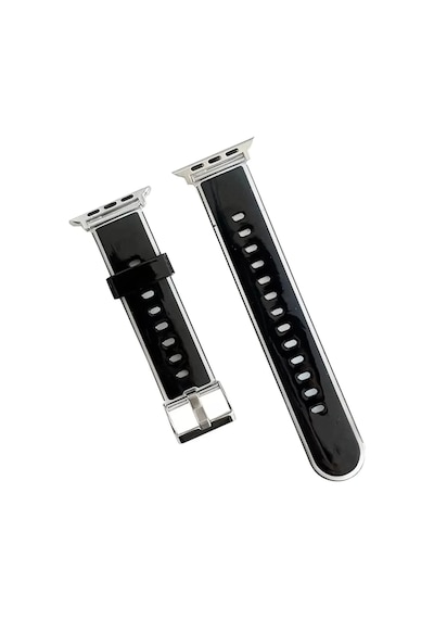 Movenchy Apple Watch 38mm Jelly Silikon Kordon - Siyah
