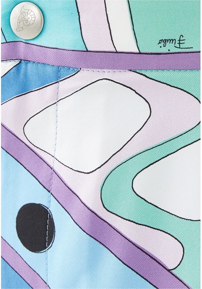 Pucci Şık Vivara Desenli Kadın Pantolon Multi Colour