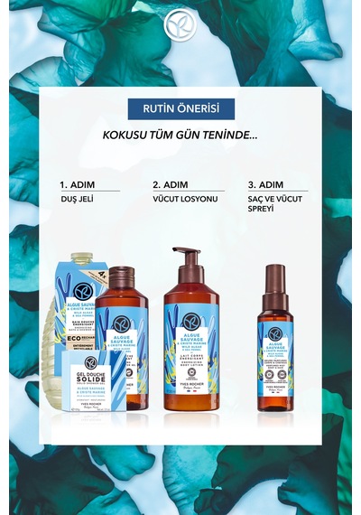 Yves Rocher Vücut Losyonu - Nemlendirici Ve Besleyici Serinletici Okyanus Esintisi-vegan-390ml