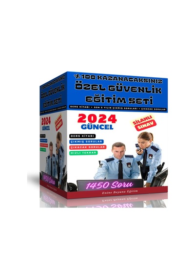 Özel Güvenlik Eğitim Seti Silahlı