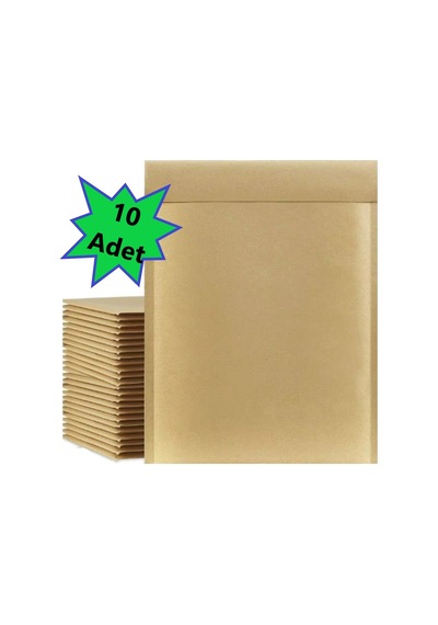 Kraft Kaplı Balonlu Baloncuklu Pat Pat Zarf 24x32+5cm 10 Adet Gri 24 X 32