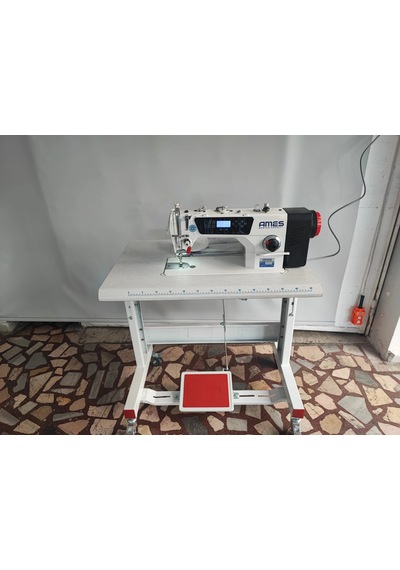 As-a4 Ames İplik Kesicili Elek. Düz Makina 80 Cm Mini Masa Beyaz
